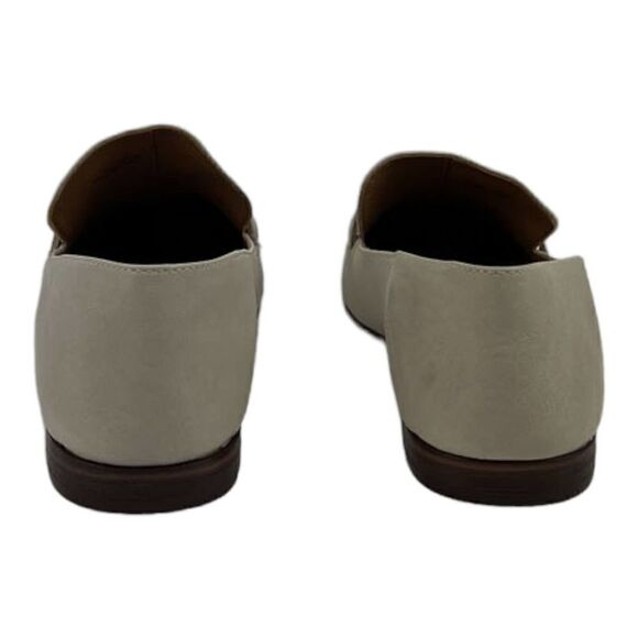 New Women Patricia Nash Fia Gray Bone Leather Closed Toe Loafers US 10 /EU 40 - Picture 4 of 9